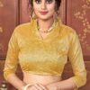 Blouse For Saree Online Gray Colour Saree - Designer Sarees Rs 500 to 1000