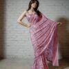Designer Sarees Rs 500 to 1000 Pink Sarees 02
