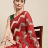 Designer Sarees Rs 500 to 1000 Red Color