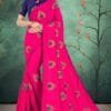 Best Saree Online Shopping Sites Pink Colour Saree - Designer Sarees Rs 500 to 1000