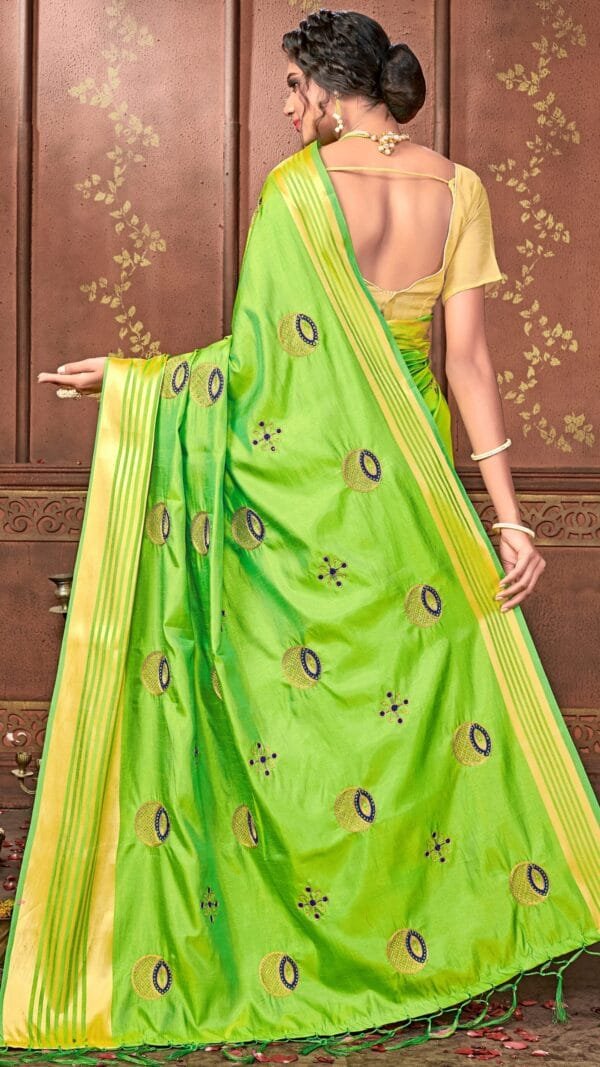 Online Lehenga Saree Green Colour Saree - Designer Sarees Rs 500 to 1000