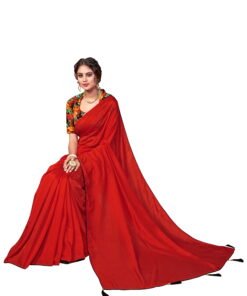 Silk Sari, Bollywood Sari, Partyware Sari, Silk Collection, plain sari,