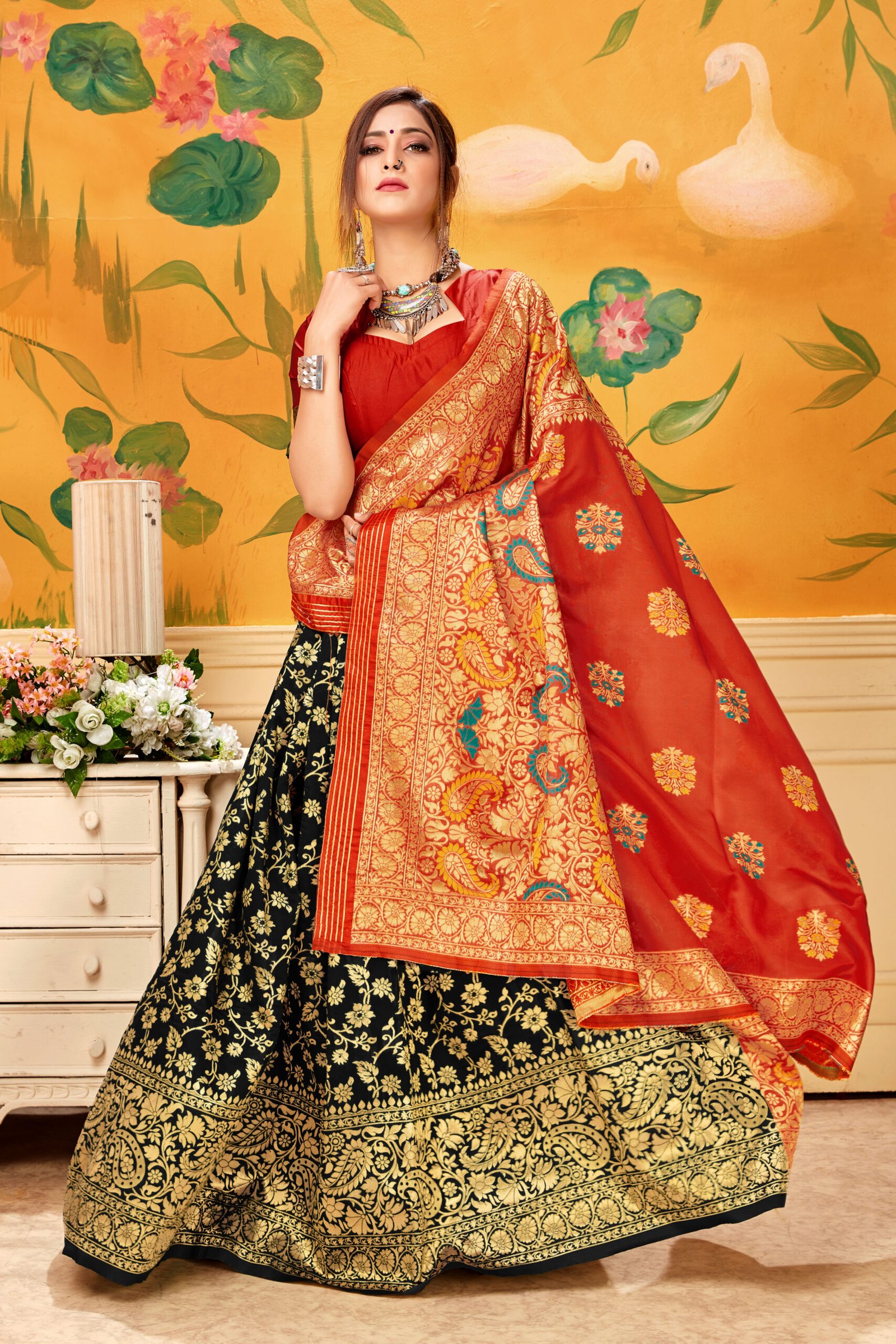 Designer Wedding Lehengas - Bridesmaid, Reception & Haldi Lehengas for  Women - Crop Top & Skirts - Seasons India