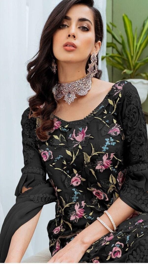 Pakistani Dress For Haldi bleck - Pakistani Suits
