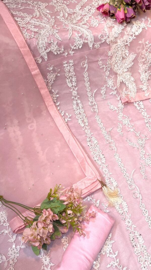 Pakistani Dress For pink - Pakistani Suits