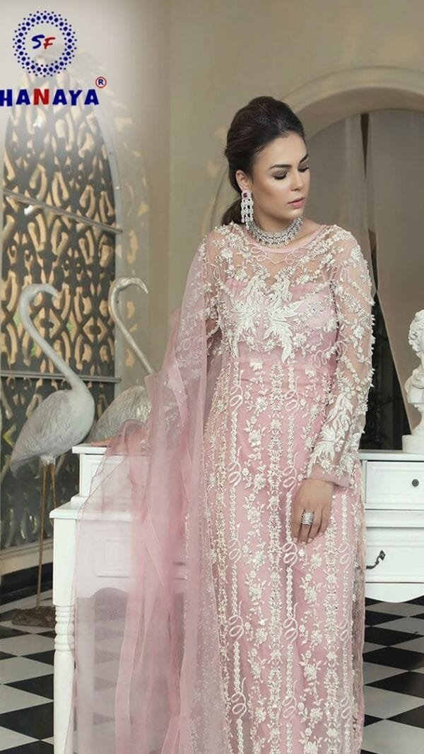 Pakistani Dress For pink - Pakistani Suits