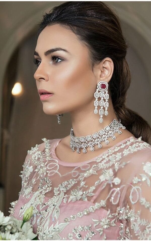 Pakistani Dress For pink - Pakistani Suits