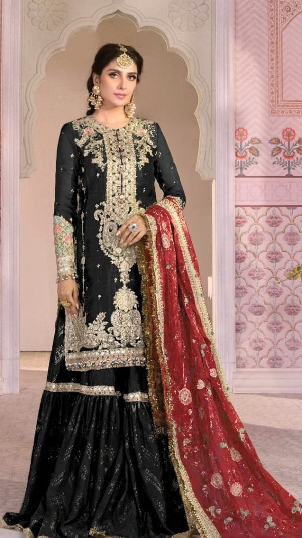 Pakistani Dress Shopping Online bleck - Pakistani Suits