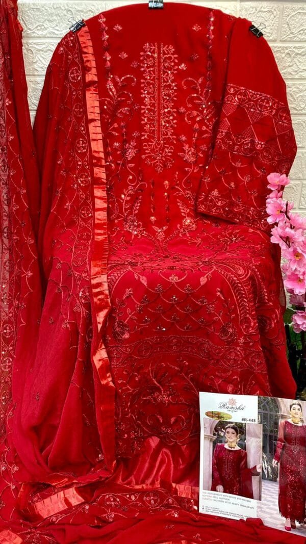 Pakistani Suits For Weddings Red - Pakistani Suits