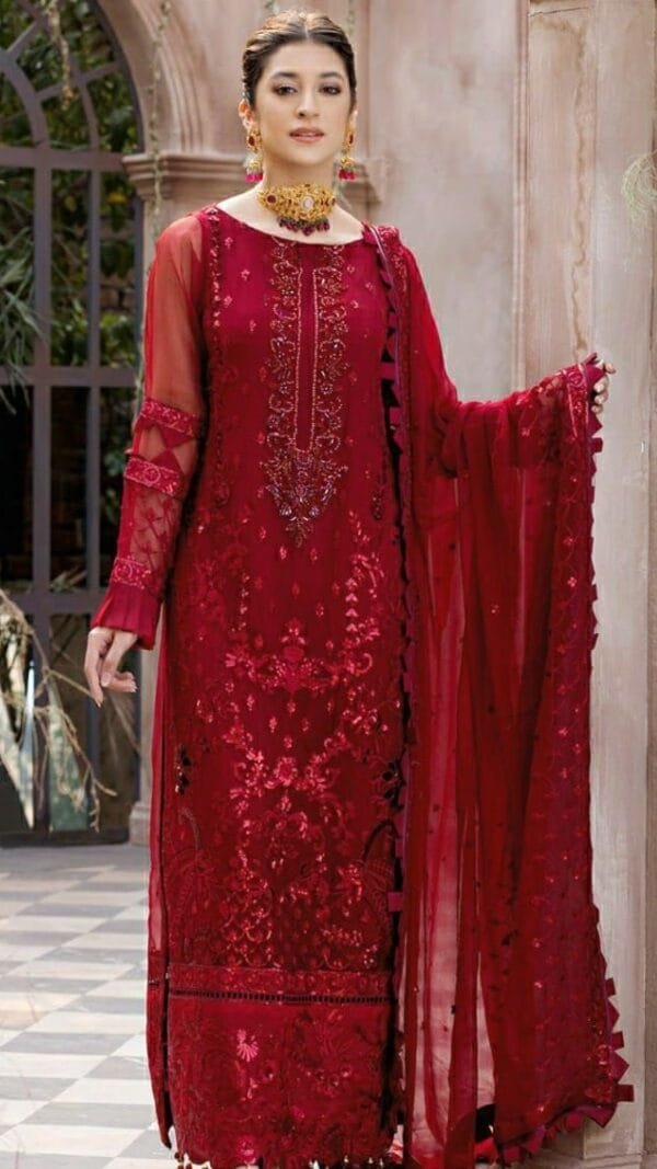 Pakistani Suits For Weddings Red - Pakistani Suits