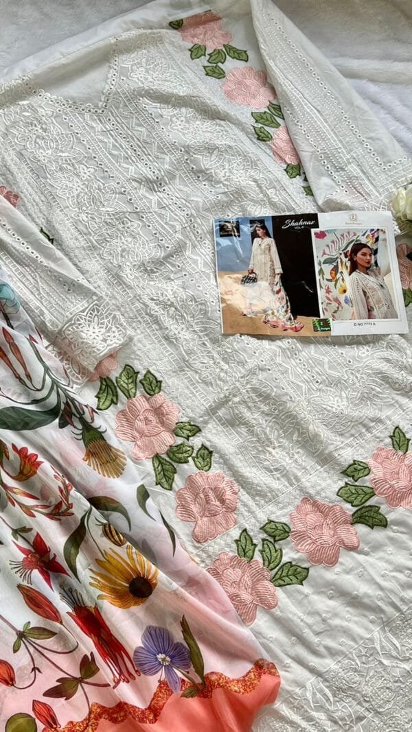 Party Wear Pakistani Suits White - Pakistani Suits