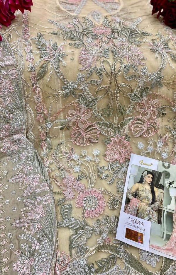 Red Bridal Pakistani Dress pink - Pakistani Suits