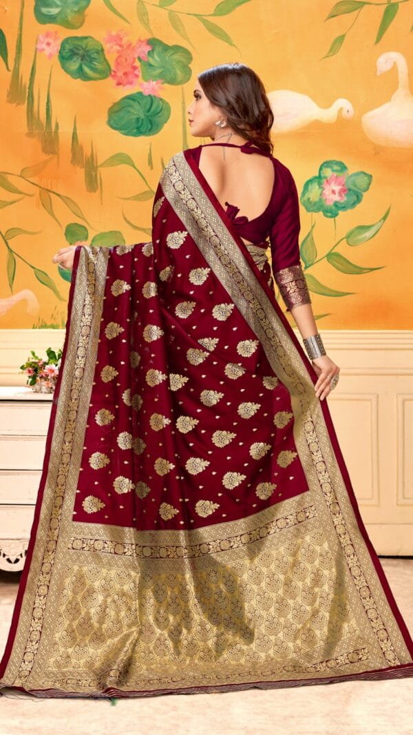Saree Online Chennai Maroon Colour Saree - Designer Sarees Rs 500 to 1000