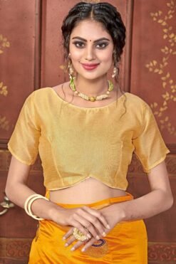 Saree Online From India Yellow Colour Saree - Designer Sarees Rs 500 to 1000