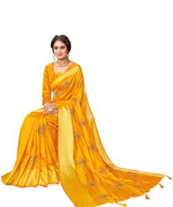 Saree Online Hyderabad Yellow Colour Saree - Designer Sarees Rs 500 to 1000