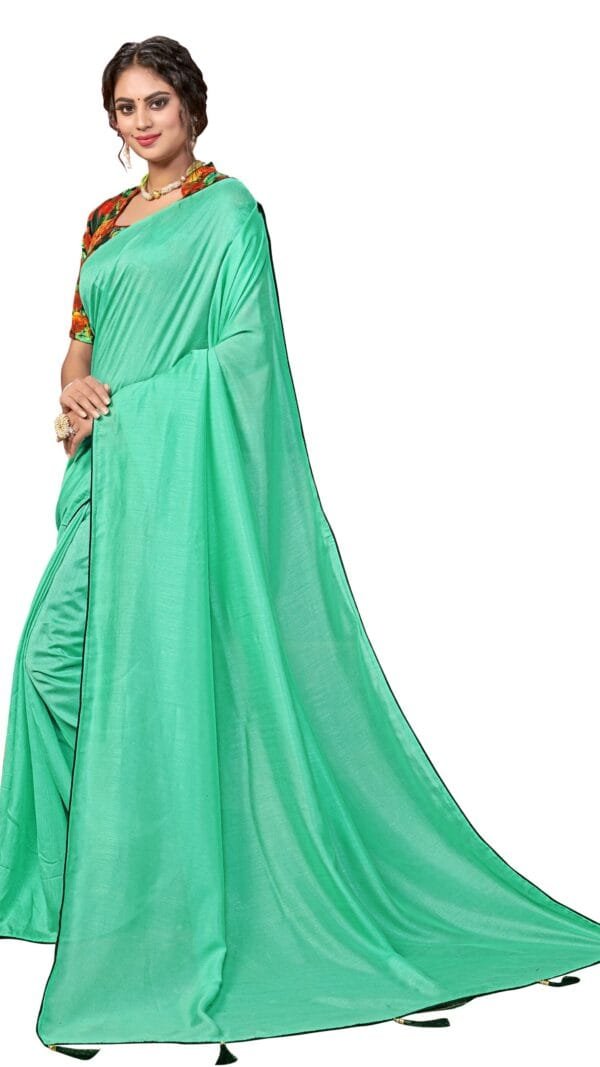 Saree Online Shopping Site Light Blue Saree - Designer Sarees Rs 500 to 1000
