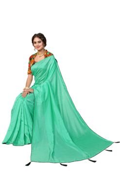 Saree Online Shopping Site Light Blue Saree - Designer Sarees Rs 500 to 1000
