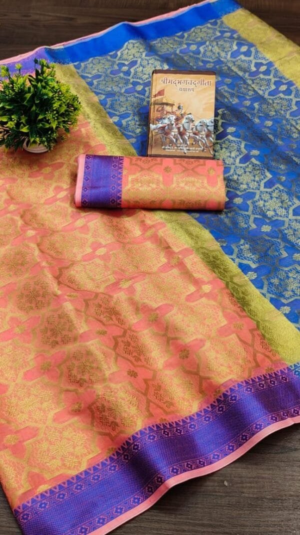 Saree Online With Price Orange Colour Saree - Designer Sarees Rs 500 to 1000