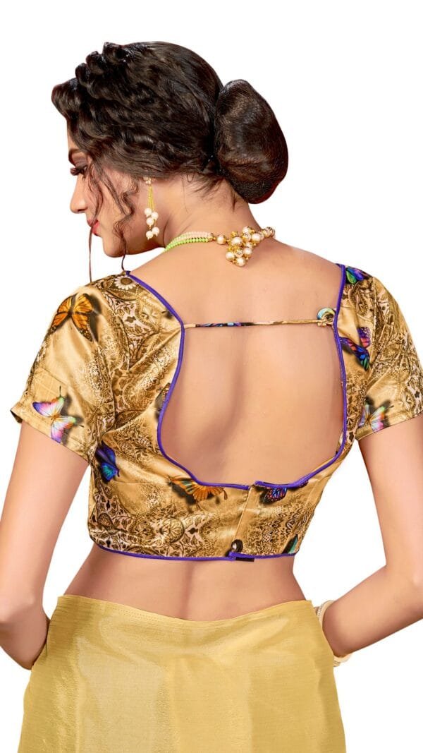 Sarees Online Shopping Below 500 Gold Colour Saree - Designer Sarees Rs 500 to 1000