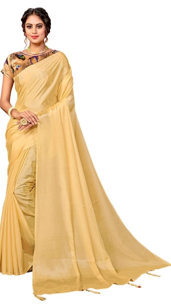 Sarees Online Shopping Below 500 Gold Colour Saree - Designer Sarees Rs 500 to 1000