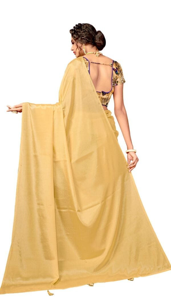 Sarees Online Shopping Below 500 Gold Colour Saree - Designer Sarees Rs 500 to 1000
