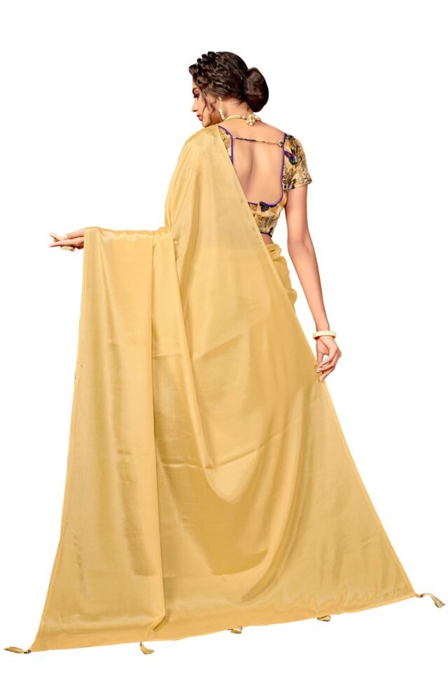 Sarees Online Shopping Below 500 Gold Colour Saree - Designer Sarees Rs 500 to 1000