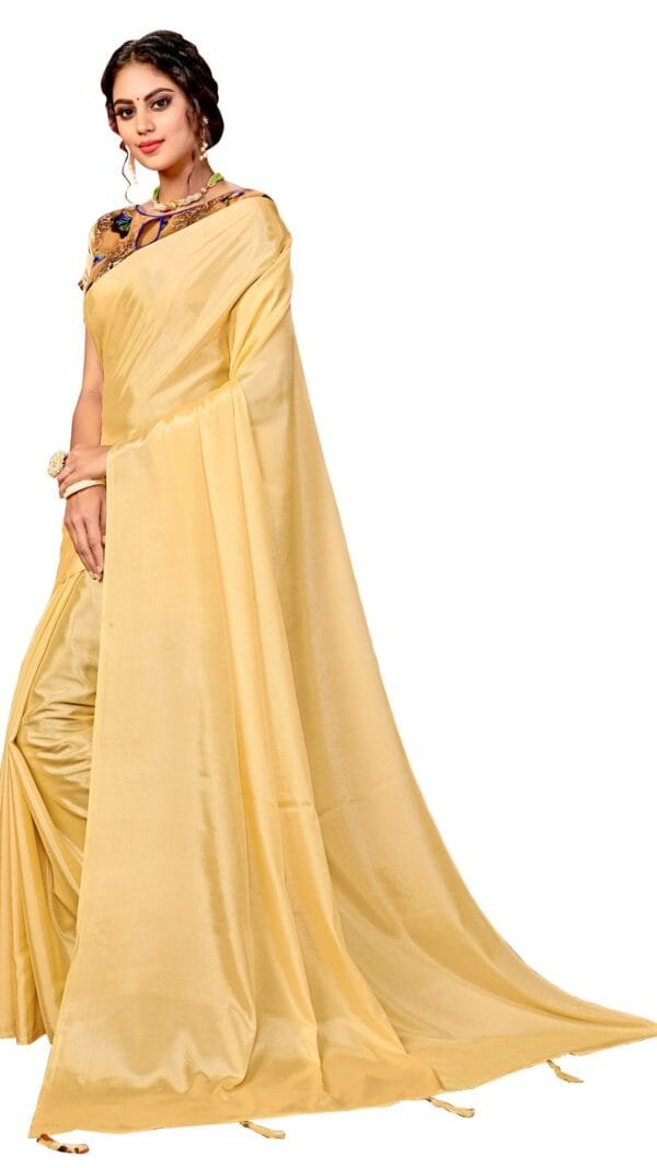 Sarees Online Shopping Below 500 Gold Colour Saree - Designer Sarees Rs 500 to 1000