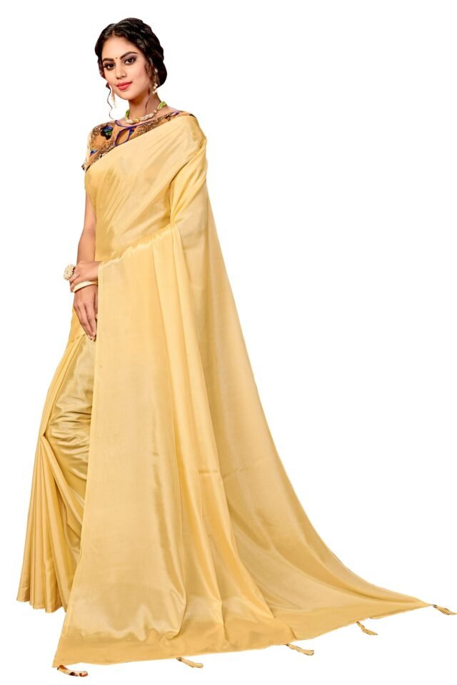 Sarees Online Shopping Below 500 Gold Colour Saree - Designer Sarees Rs 500 to 1000