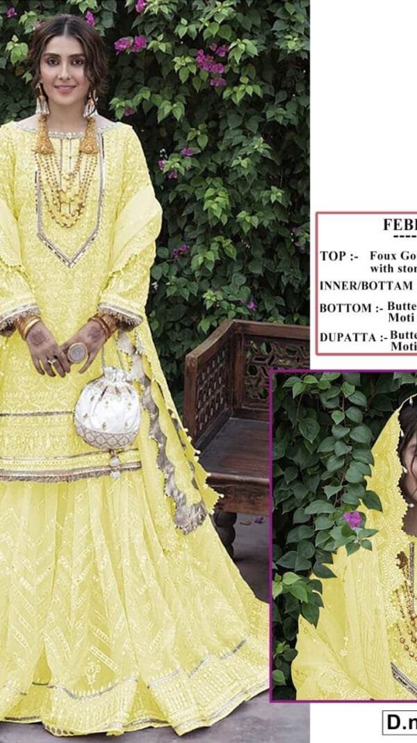 Pakistani Dress For Mehndi - Pakistani Suits