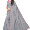 साड़ी फोटो Gray Colour Saree - Designer Sarees Rs 500 to 1000