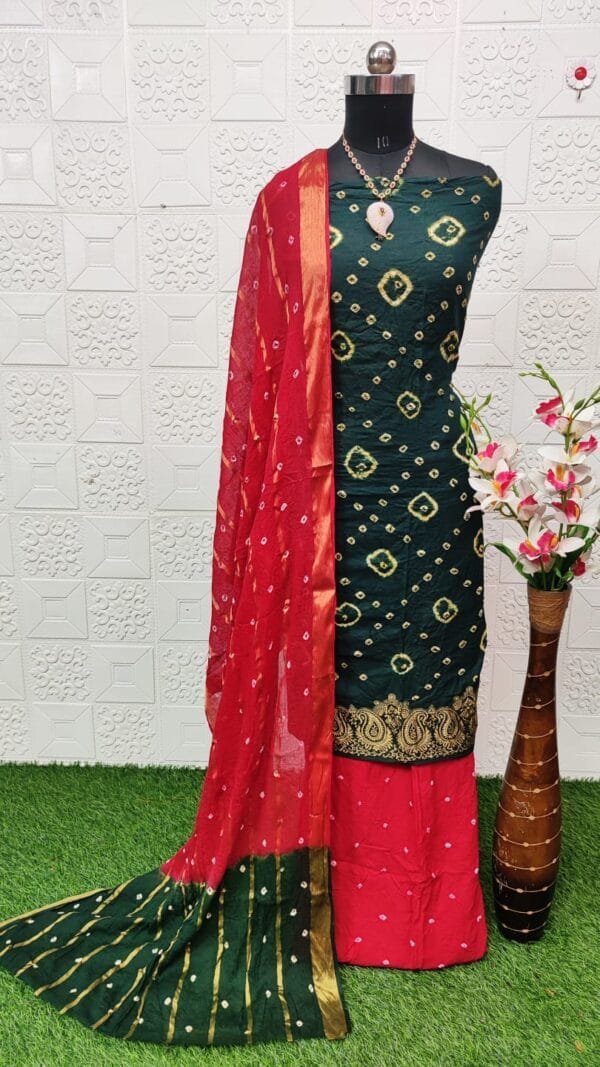 Bandhani Dress Material Online - Bandhani Dress Material
