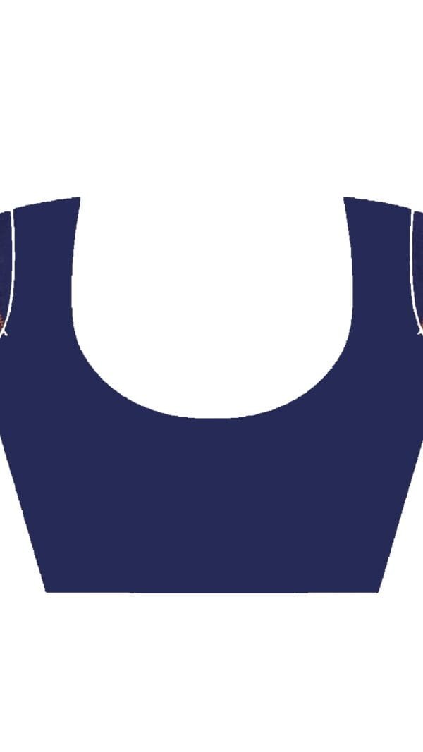 Best Saree Online Shopping App Blue Brown Colour Saree - Designer Sarees Rs 500 to 1000