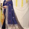 Best Saree Online Shopping App -Blue Colour Designer Sarees Rs 500 to 1000