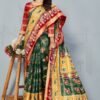 Buy Online Saree - Green Colour Designer Sarees Rs 500 to 1000 -