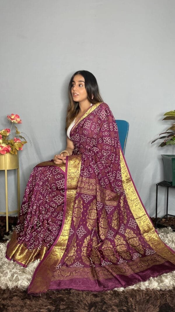 Buy Online Saree - Saree For Online Shopping - Brown Colour Designer Sarees Rs 500 to 1000