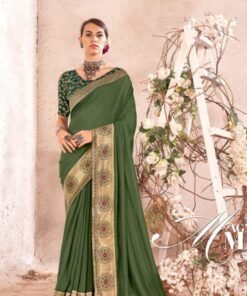 Buy Online Saree - Saree Online - Green Colour Designer Sarees Rs 500 to 1000 -