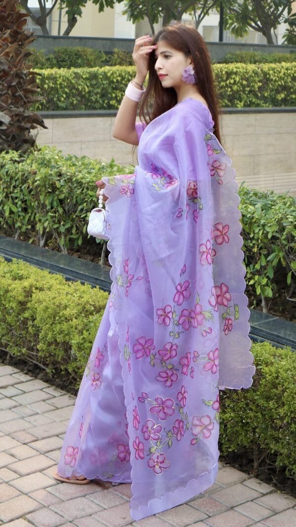 Buy Online Saree - Without Border Saree - Designer Sarees Rs 500 to 1000 -