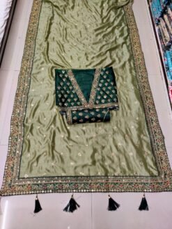 Daily Wear Saree Online Vichitra Silk - Designer Sarees Rs 500 to 1000