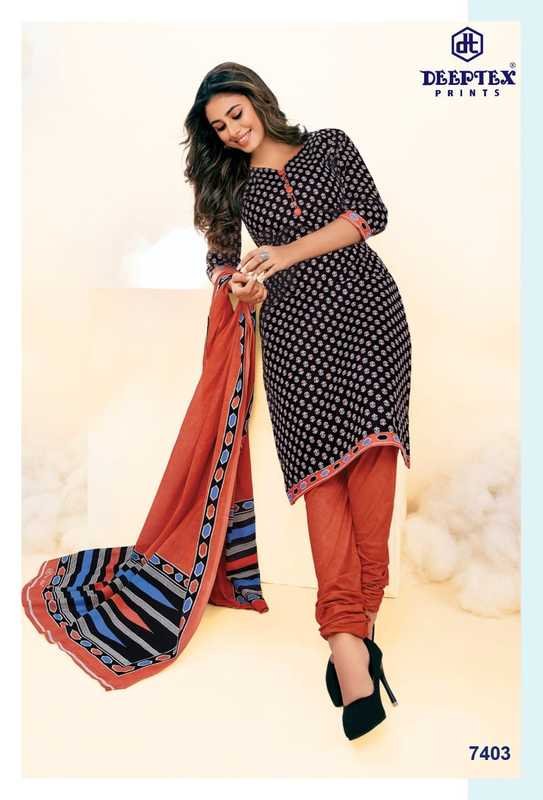 Deeptex Miss India Vol 80 Printed Cotton Dress Material catalog Wholesaler
