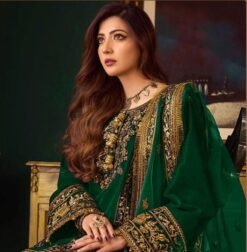 Designer Pakistani Dress - Green Colour Pakistani Suits