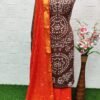 Latest Pure Satin Cotton Bandhani Dress Material - Bandhani Dress Material