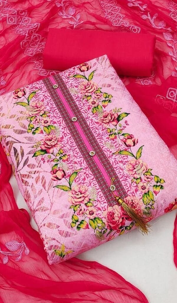New Salwar Suit - Pink Colour Salwar Suit