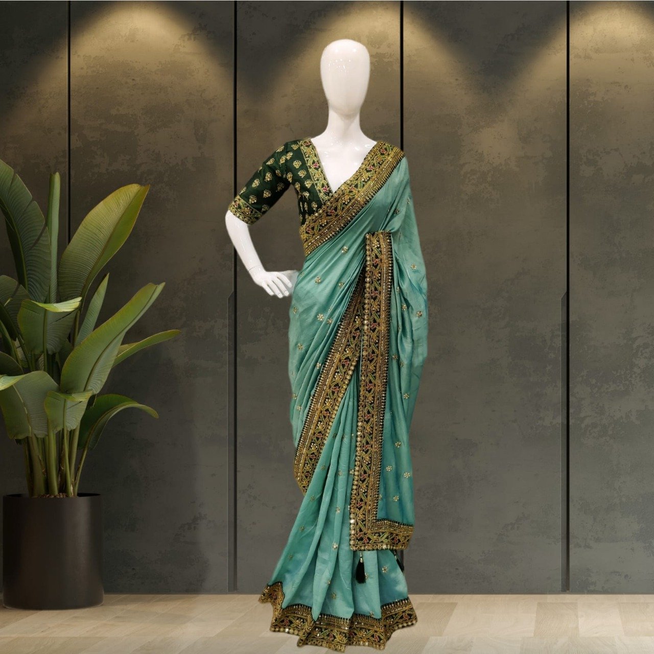 Buy Saree-For-Women-Latest-Jacquard-Cotton-Silk -Banarasi-party-Daily-Occasion-Embroidery-gorgette-chiffon-art-Saree -fancy-amazon-brand-new-LATESTSAREESALE-DESIGNERSAREE-SAREE-Collection(White)  at Amazon.in