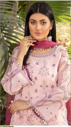 Online Pakistani Dress - Pink Colour Pakistani Suits