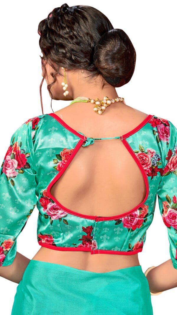 Online Saree Brands Light Blue Saree - Designer Sarees Rs 500 to 1000