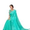 Online Saree Brands Light Blue Saree - Designer Sarees Rs 500 to 1000