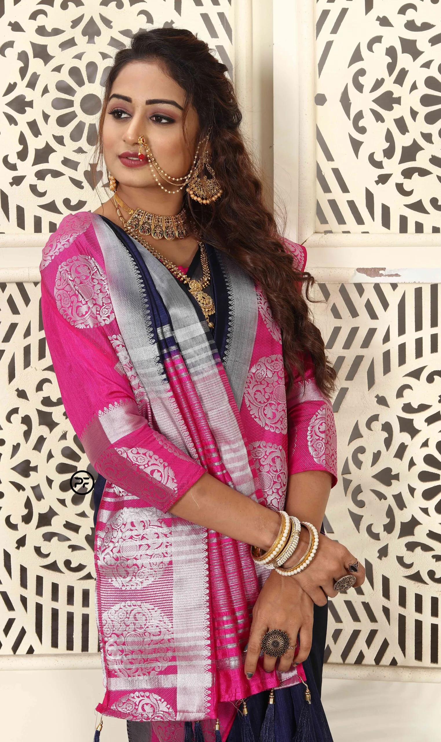 Online Saree Shopping From Kolkata Nevy Blue Colour Saree - Designer Sarees Rs 500 to 1000