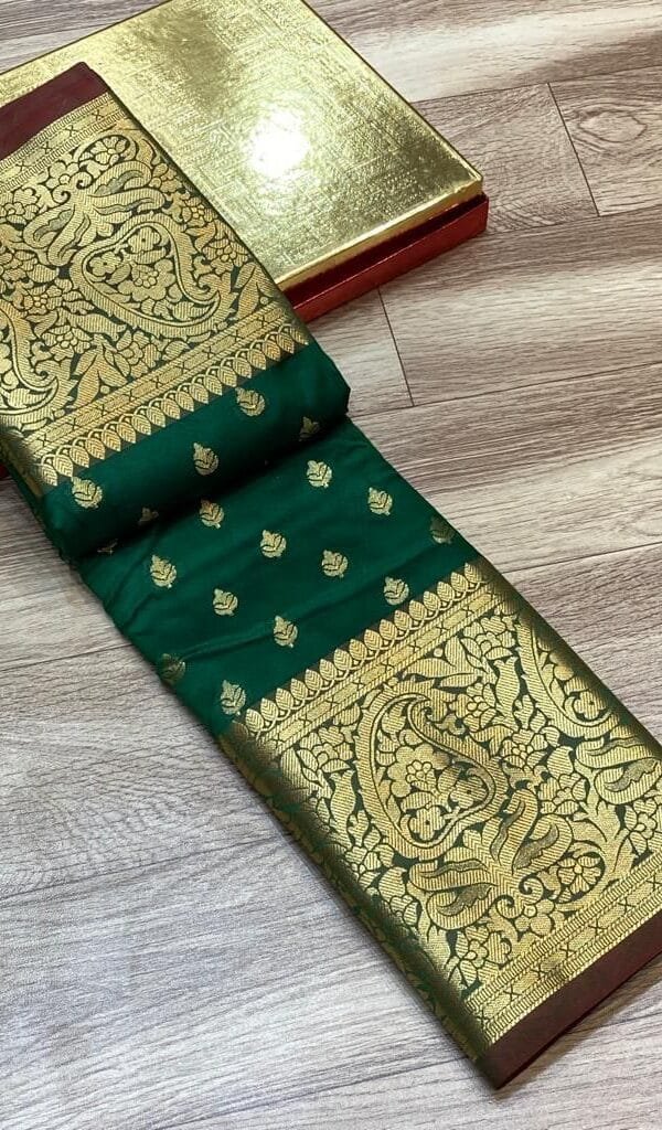 Online Saree Shopping Jayalakshmi Green Colour Saree - Designer Sarees Rs 500 to 1000