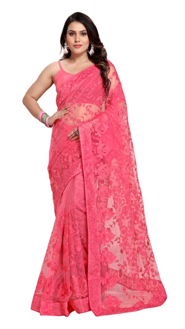 Organza Saree Online Shopping - Designer Sarees Rs 500 to 1000