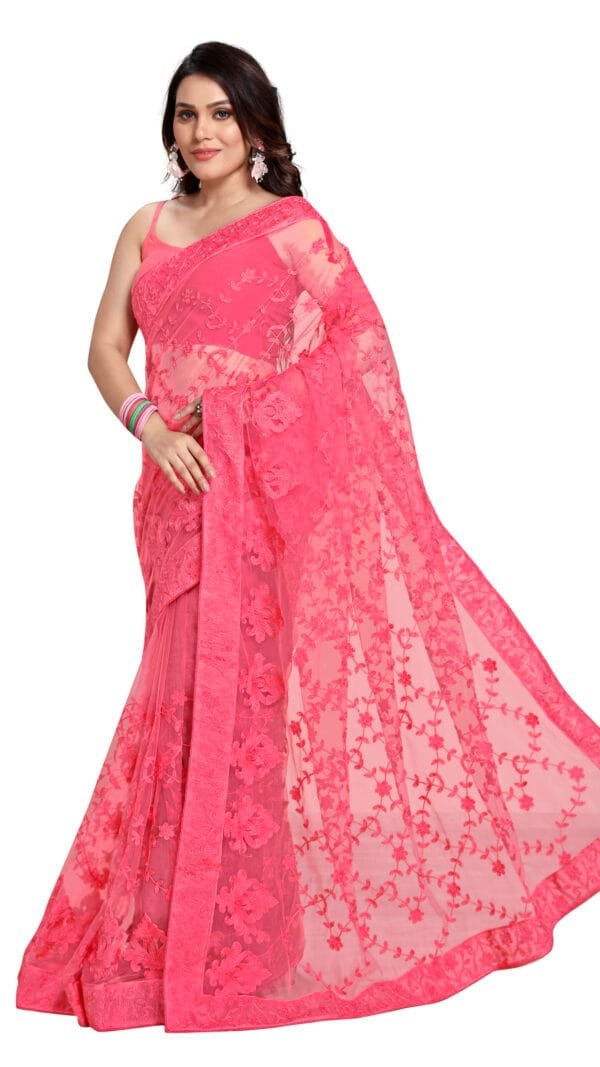 Organza Saree Online Shopping - Designer Sarees Rs 500 to 1000